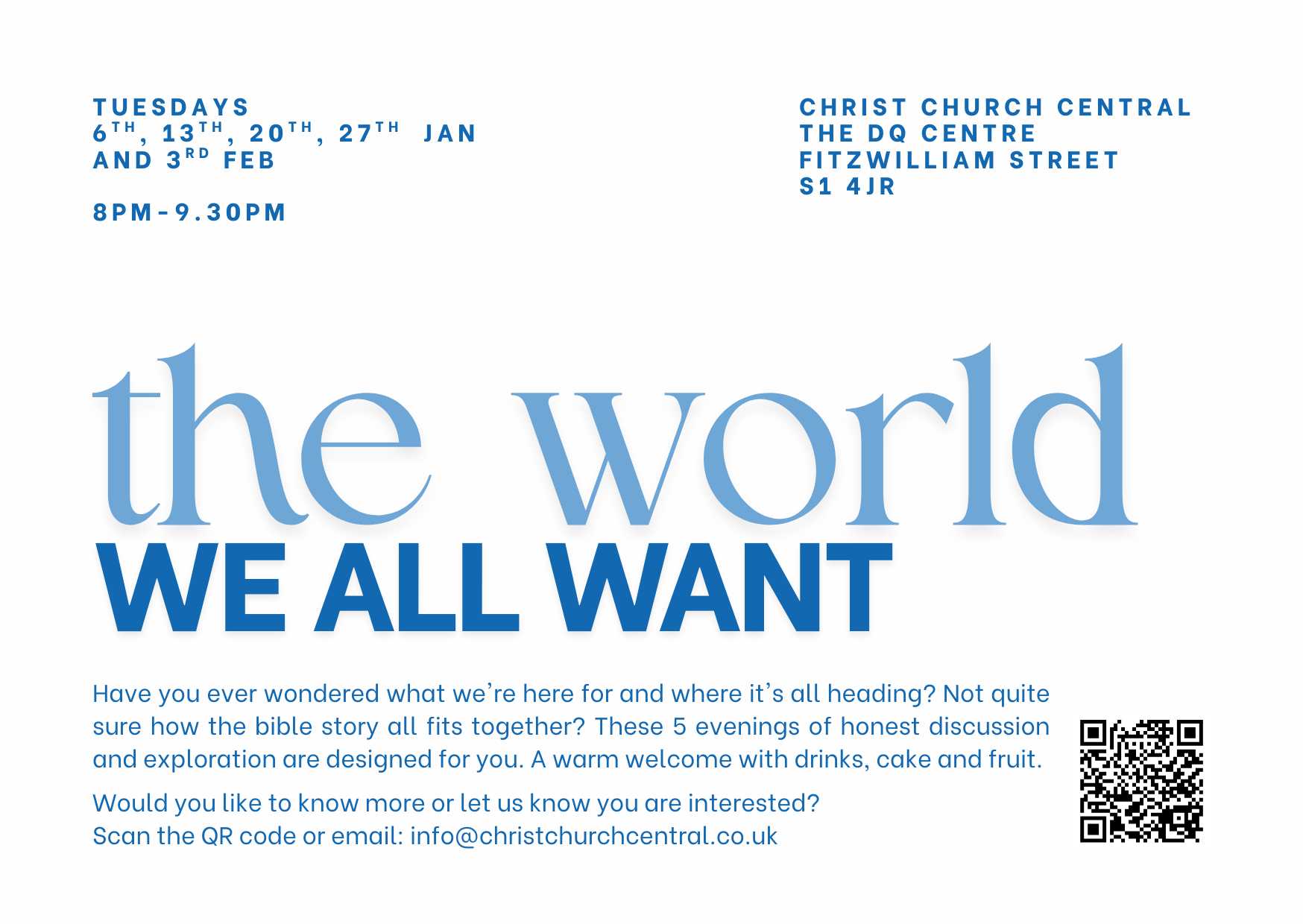 the world we all want